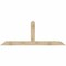 Ekena Millwork Portland Rough Sawn Timber Gable Bracket, Douglas Fir, 96"W x 36"H x 6"D x 6"F, 9/12 Pitch GBW096X36X0606POR00RDF - alternate 1